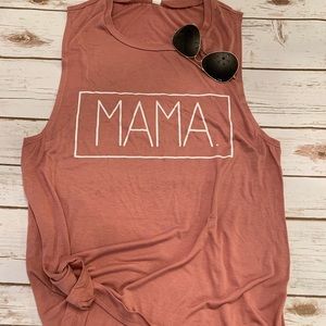 MAMA flowy Muscle Tank